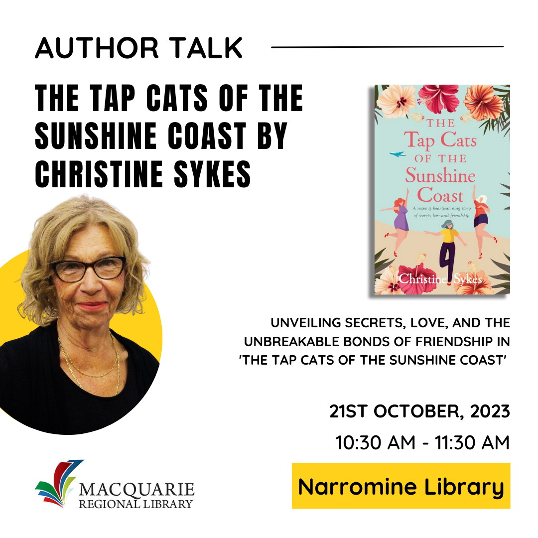 Author talk Christine Sykes banner Narromine