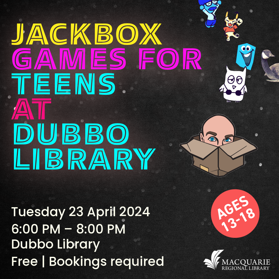 Jackbox Games for Teens @ Dubbo Library 