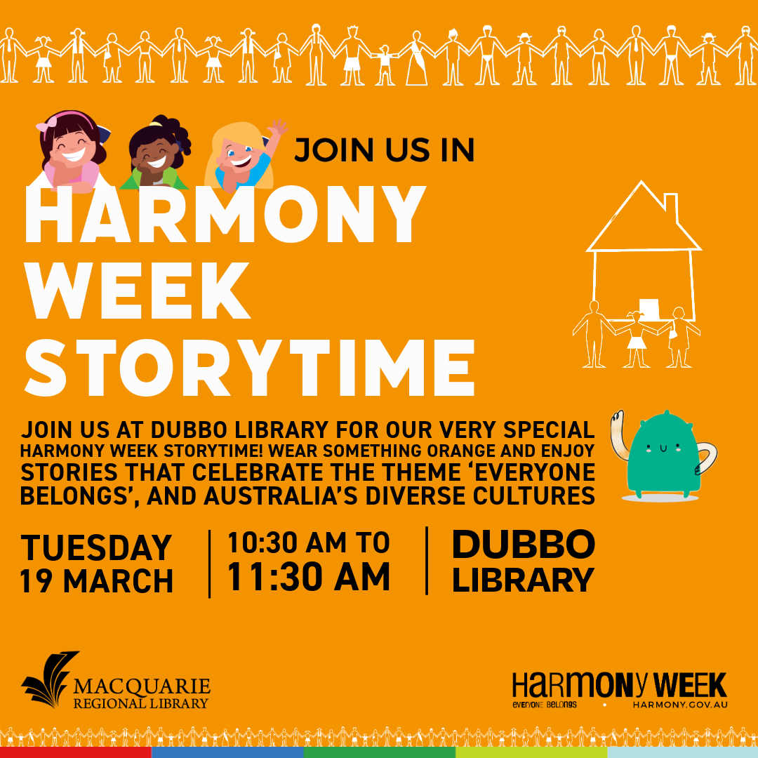Harmony Week Storytime @ Dubbo Library