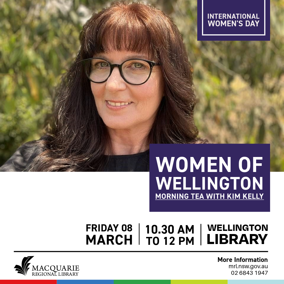 Women of Wellington | Morning Tea with Kim Kelly @ Wellington Library