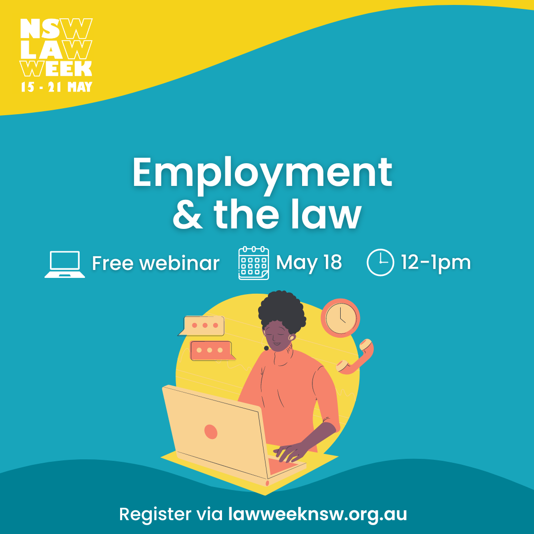 Employment and the Law | Webinar @ Trangie